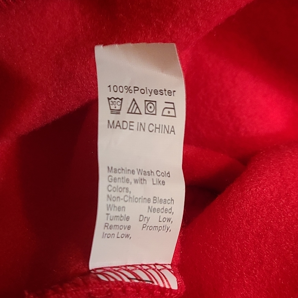 Red Christmas With My Gnomies Holiday Festive Sweatshirt Womens Medium - Picture 5 of 10